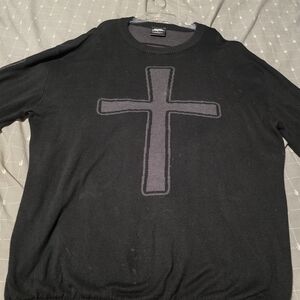 Black Cross Sweatshirt
